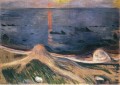 le mystère d’une nuit d’été 1892 Edvard Munch